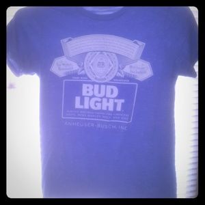 Bud Light T-shirt and Bud Light Visor